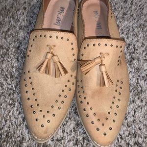 Mi.Im genuine leather slip ons!!! Love these